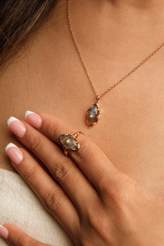 The iara Festive Hamper with Stellar Labradorite Necklace