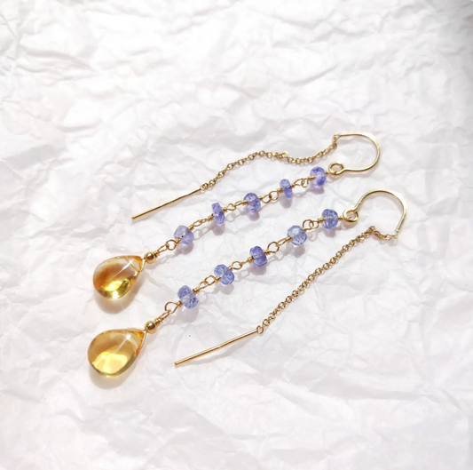 The iara Festive Hamper with Tanzanite Citrine Drops