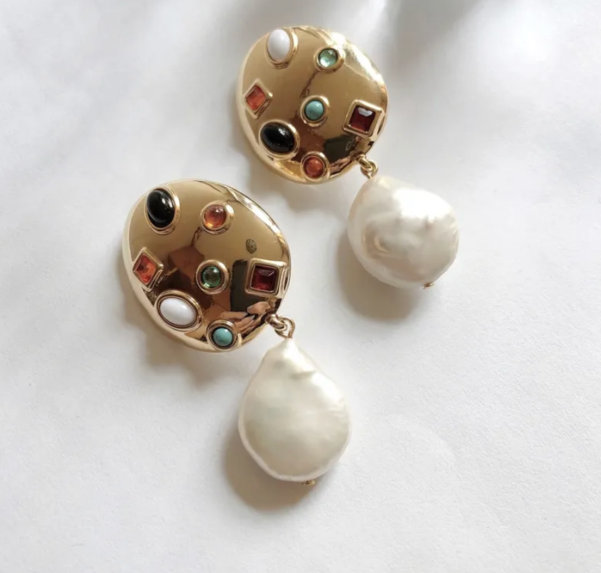 Baroque Pearl Earrings