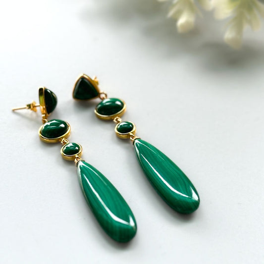 Malachite Mirage Earrings